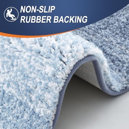 OLANLY Bathroom Rugs Mat 34x21, Extra Soft Absorbent Microfiber Bath Rugs