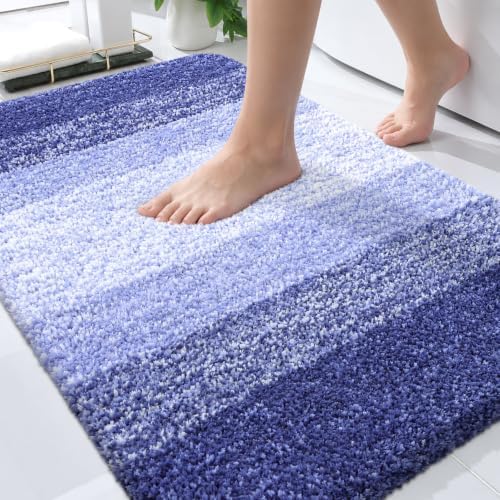 OLANLY Bathroom Rugs Mat 30x20, Extra Soft Absorbent Microfiber Bath Rugs