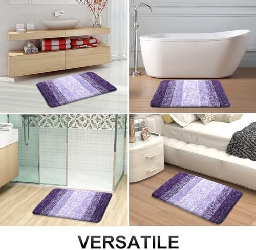 OLANLY Bathroom Runner Rug 70x24, Extra Soft Absorbent Microfiber Bath Rugs