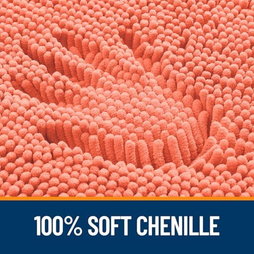 OLANLY Bathroom Rugs 30x20, Extra Soft Absorbent Chenille Bath Rugs