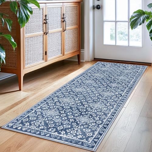 Vintage 2x5 Rug Washable Hallway Runner Non Slip Kitchen Runner