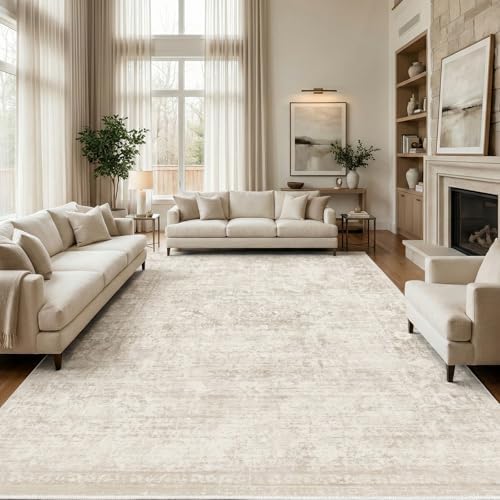 Homemate Washable Rug 10x14 Area Rugs - Vintage Rugs for Living Room