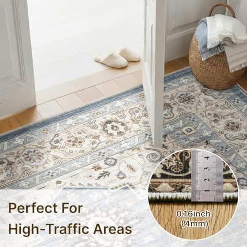 10x14 Area Rugs Washable Large Vintage Rug for Living Room Bedroom