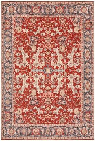 Keen Home Design Vintage Washable Area Rug, Non-Slip Low Pile, 6x9