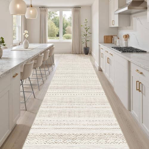 cotiled Hallway 2.6x8 Runner Rugs Washable Boho Moroccan Soft Rug