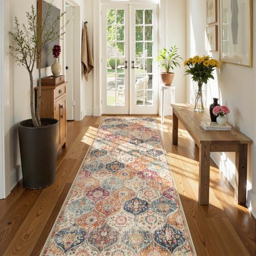 Lahome Moroccan Washable Runner, 2x6 Kitchen Runners for Hallways 6 Feet