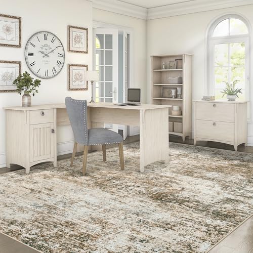 XLUEZ 6x9 Area Rugs for Living Room, Washable Modern Abstract Large Area Rug Neutral Soft Non Slip Kids Rug Stain Resistant Indoor Carpet for Bedroom Nursery Dining Room Playroom(Brown, 6'x9')