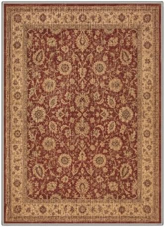 Bavni 8X10 Living Room Area Rug, Boho OrientalFloral Washable Non Slip
