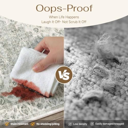 10x12Green Neutral Area Rug