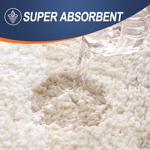 OLANLY Bathroom Runner Rug 59x20, Extra Soft Absorbent Microfiber Bath Rugs