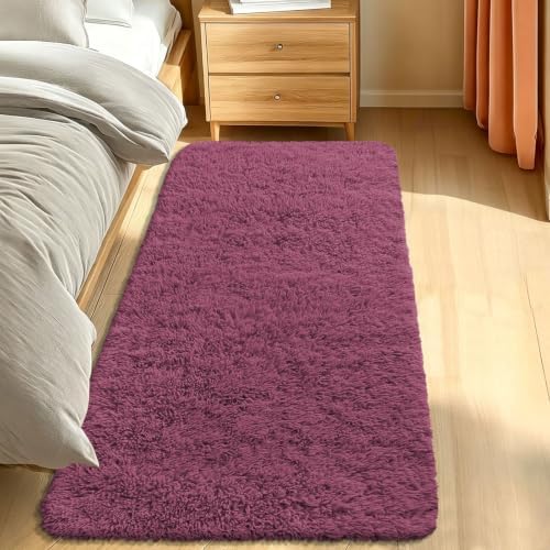 Smiry Area Rugs for Living Room Bedroom 2x6 ft, Fluffy Washable Carpet