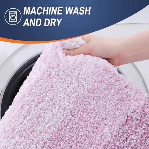 OLANLY Large Bathroom Rugs 50x30, Extra Soft Absorbent Microfiber Bath Rugs