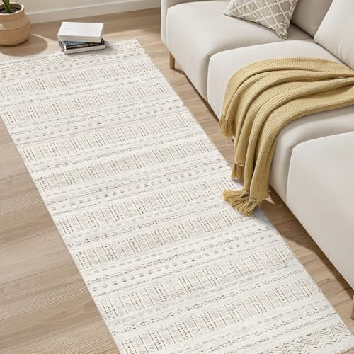 cotiled Hallway 2.6x8 Runner Rugs Washable Boho Moroccan Soft Rug