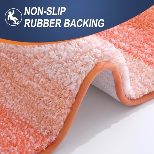 OLANLY Bathroom Runner Rug 40x24, Extra Soft Absorbent Microfiber Bath Rugs