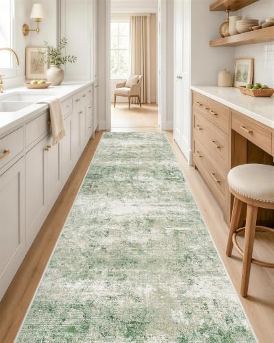 OLANLY 2x8 Washable Runner Rug, Soft Non Slip Carpet for Hallway Kitchen