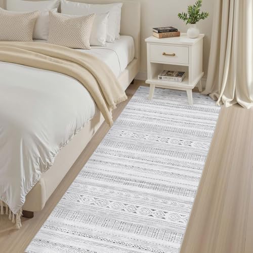 cotiled Hallway 2.6x8 Runner Rugs Washable Boho Moroccan Soft Rug