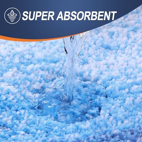 OLANLY Bathroom Runner Rug 44x24, Extra Soft Absorbent Microfiber Bath Rugs