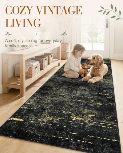 OLANLY 2x8 Washable Runner Rug, Soft Non Slip Carpet for Hallway Kitchen
