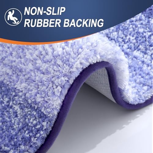 OLANLY Bathroom Rugs Mat 36x24, Extra Soft Absorbent Microfiber Bath Rugs