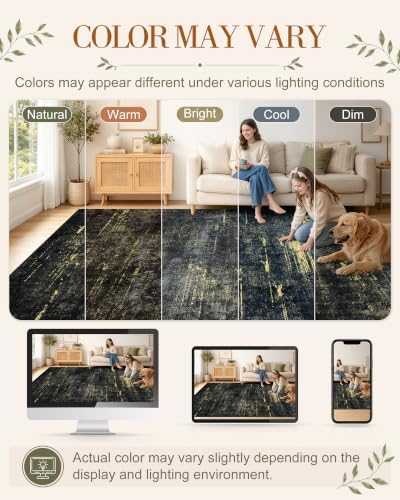 OLANLY 2x5 Washable Runner Rug, Soft Non Slip Carpet for Hallway Kitchen