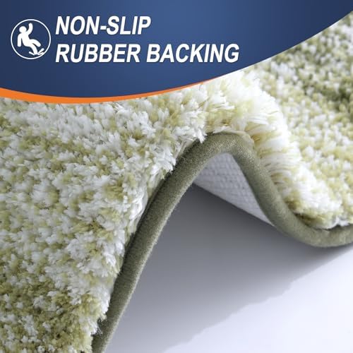 OLANLY Bathroom Runner Rug 40x24, Extra Soft Absorbent Microfiber Bath Rugs