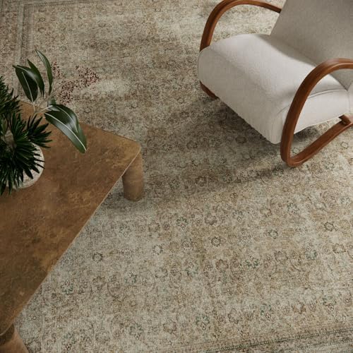palohom 10x14 Area Rug Washable Rugs: Large Living Room Rug Stain Resistant Non Slip Distressed Vintage Low Pile Faux Wool Soft Rugs for Bedroom Farmhouse Dining Room Nursery Indoor