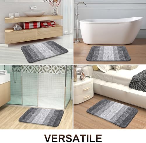 OLANLY Large Bathroom Rugs 50x30, Extra Soft Absorbent Microfiber Bath Rugs
