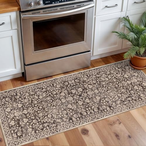 Vintage 2x5 Rug Washable Hallway Runner Non Slip Kitchen Runner