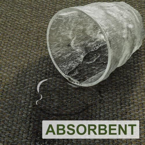 LEKEEPGO Door Mat Indoor Entrance, Indoor Door Mat, 24"x47", Olive Green