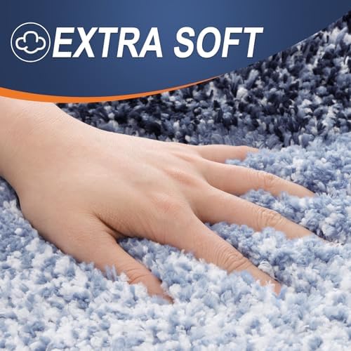 OLANLY Large Bathroom Rugs 44x32, Extra Soft Absorbent Microfiber Bath Rugs