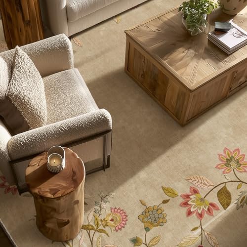 5x7 Living Room Area Rugs: Washable Bedroom Rug Non Slip Soft Large Carpet