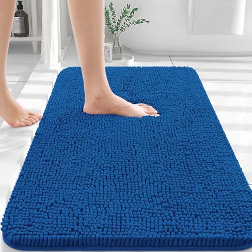 OLANLY Bathroom Rugs 30x20, Extra Soft Absorbent Chenille Bath Rugs