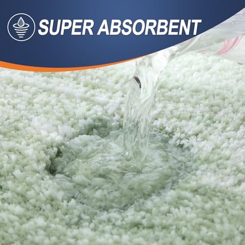 OLANLY Bathroom Rugs Mat 36x24, Extra Soft Absorbent Microfiber Bath Rugs
