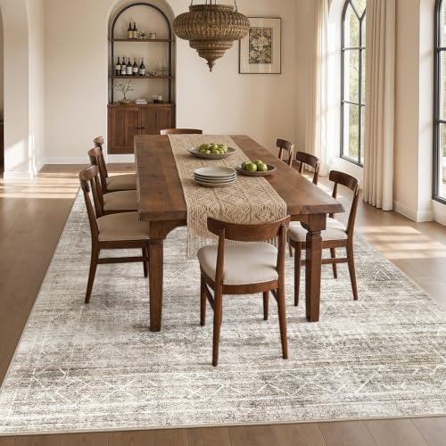 cotiled Boho 10x14 Area Rugs for Living Room: Large Moroccan Washable Rug