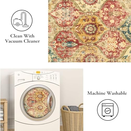 Lahome Moroccan Hallway Rug, 2'5''x8' Soft Washable Kitchen Runner Rugs