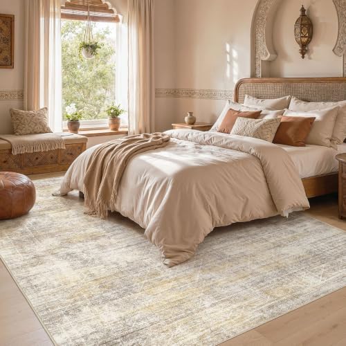cotiled Boho 8x10 Area Rugs for Living Room: Large Moroccan Washable Rug