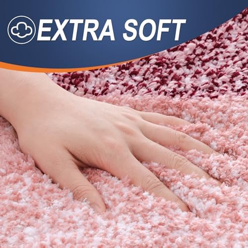 OLANLY Bathroom Runner Rug 47x17, Extra Soft Absorbent Microfiber Bath Rugs