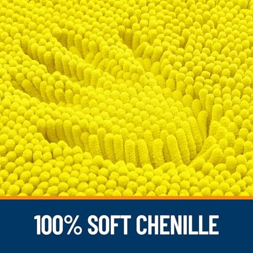 OLANLY Small Bathroom Rugs 24x16, Extra Soft Absorbent Chenille Bath Rugs