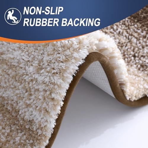 OLANLY Small Bathroom Rugs 28x18, Extra Soft Absorbent Microfiber Bath Rugs