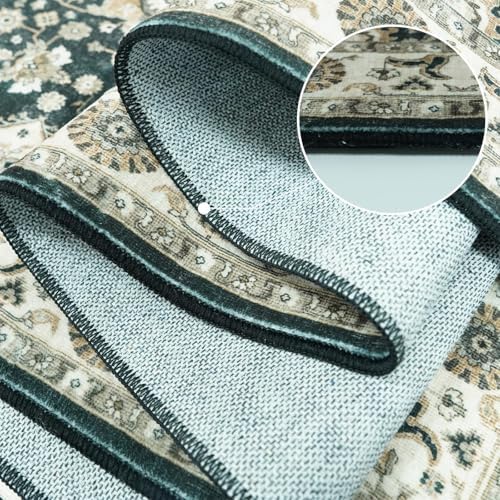 Long Hallway Runner Rug 3x22: Non Slip Runner Rugs with Rubber Backing Soft