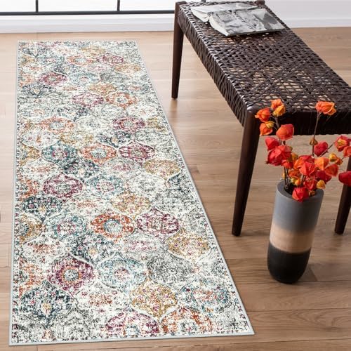 Lahome Moroccan Hallway Rug, 2'5''x8' Soft Washable Kitchen Runner Rugs