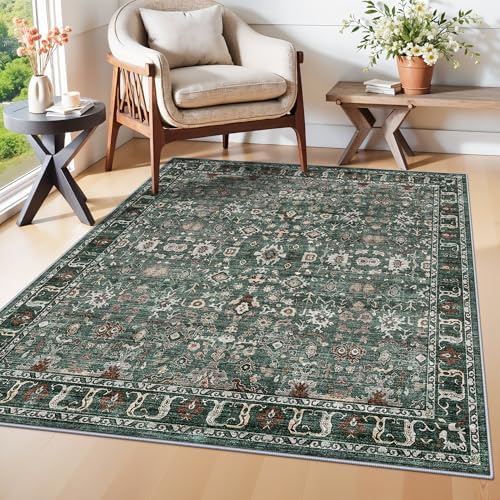 Washable 3x3 Square Entry Rug: Rugs for Kitchen Bedroom Entryway Bathroom